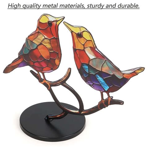 Contact information for livechaty.eu - 🌈 Discover the enchanting world of nature with our Exquisite Stained Glass Birds on Branch Desktop Ornaments!🕊️ 🕊️ Immerse yourself in the vibrant hues and intricate artistry of these meticulously crafted pieces. Each bird is a unique work of art, delicately made from Materials for stained Glass, creating a mesmerizing play of light and color. 🎨🌳 🎨 Intricate Artistry:Each ... 